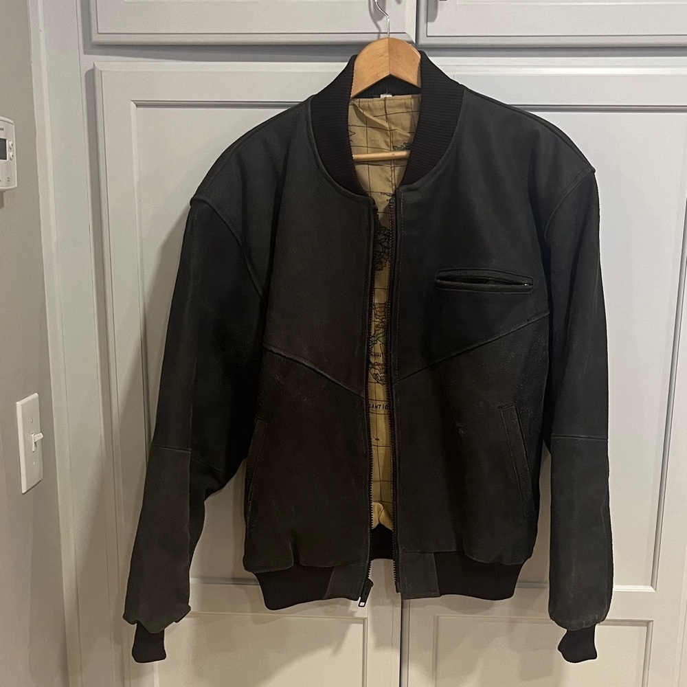 Men's Black Leather Jacket
